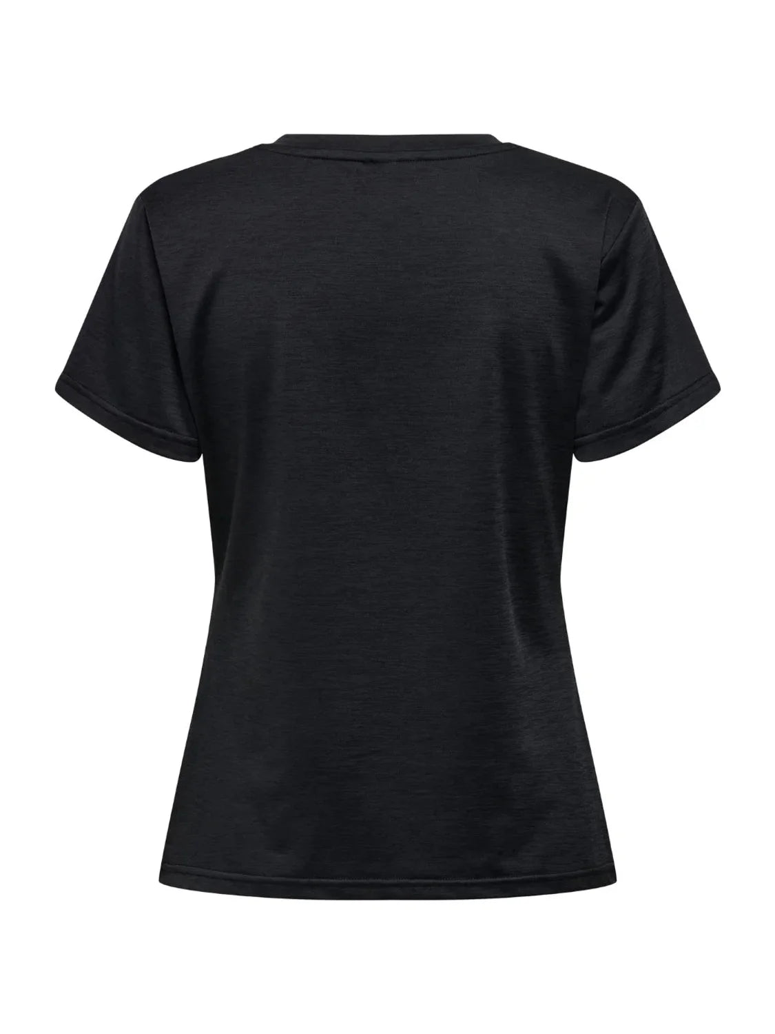 Camiseta Cuello Pico ONLY PLAY Core Negro | Bicos de Fío