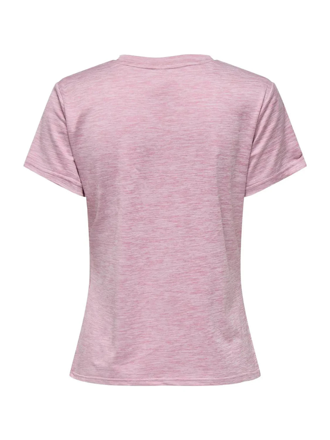 Camiseta Cuello Pico ONLY PLAY Core Rosa | Bicos de Fío