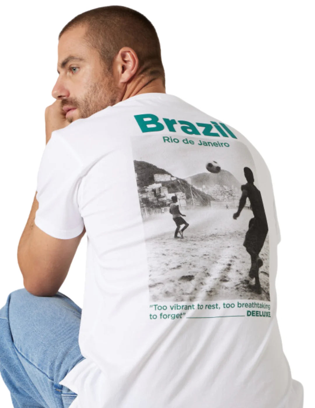 Camiseta DEELUXE Janeiro Blanco | Bicos de Fío