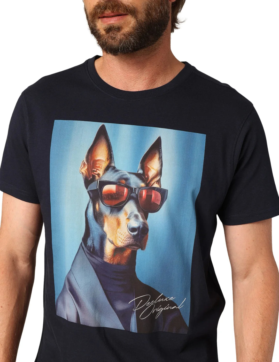 Camiseta DEELUXE Monbo Azul Marino | Bicos de Fío