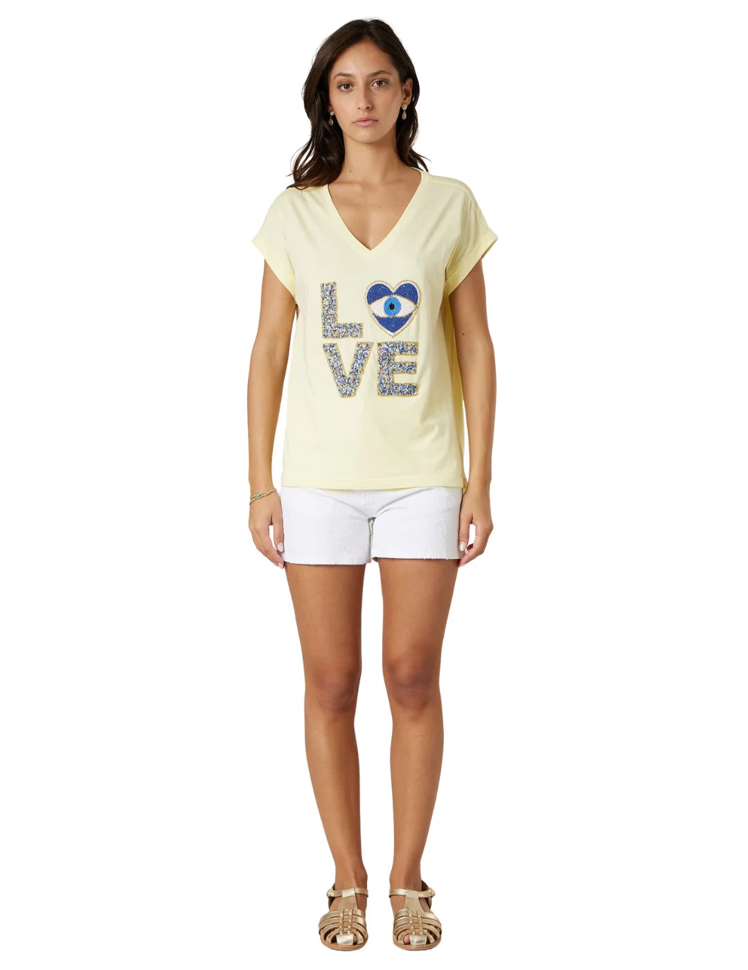 Camiseta DEELUXE Mykolove Amarillo | Bicos de Fío