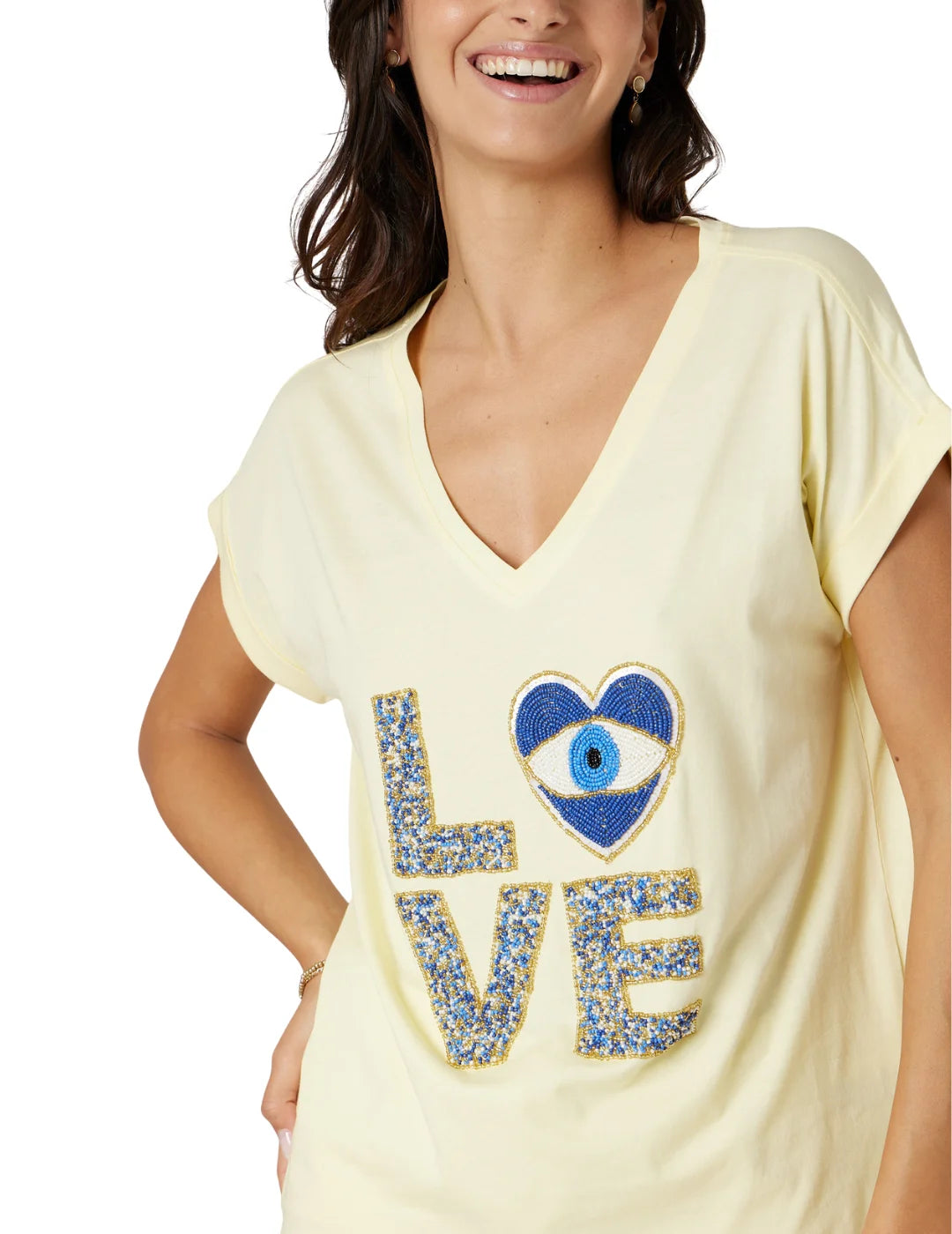 Camiseta DEELUXE Mykolove Amarillo | Bicos de Fío