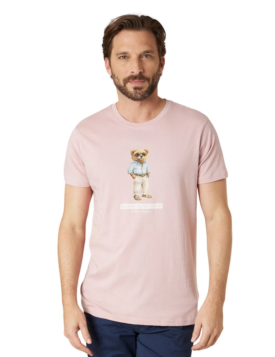 Camiseta DEELUXE Richbear Rosa | Bicos de Fío