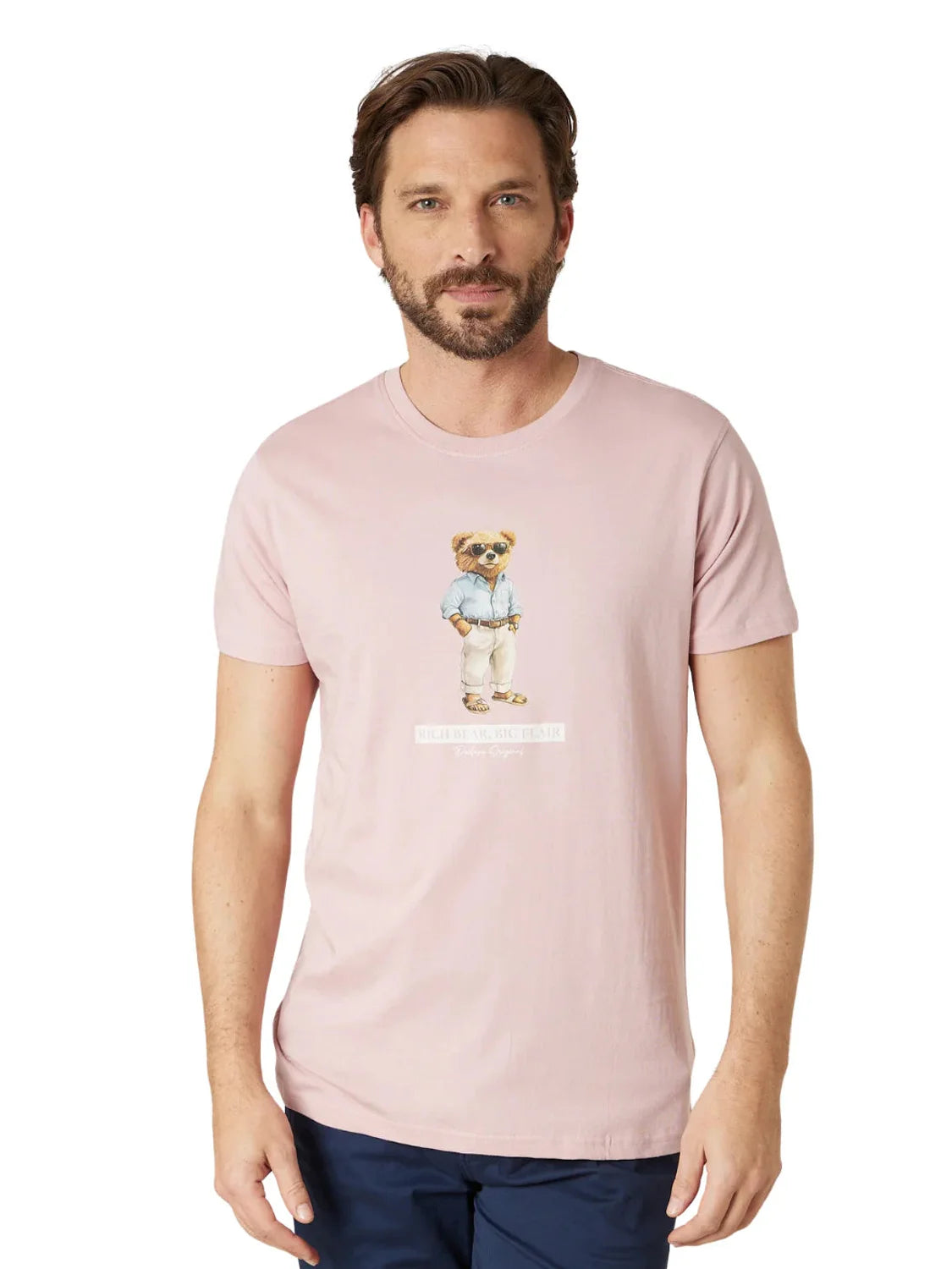 Camiseta DEELUXE Richbear Rosa | Bicos de Fío