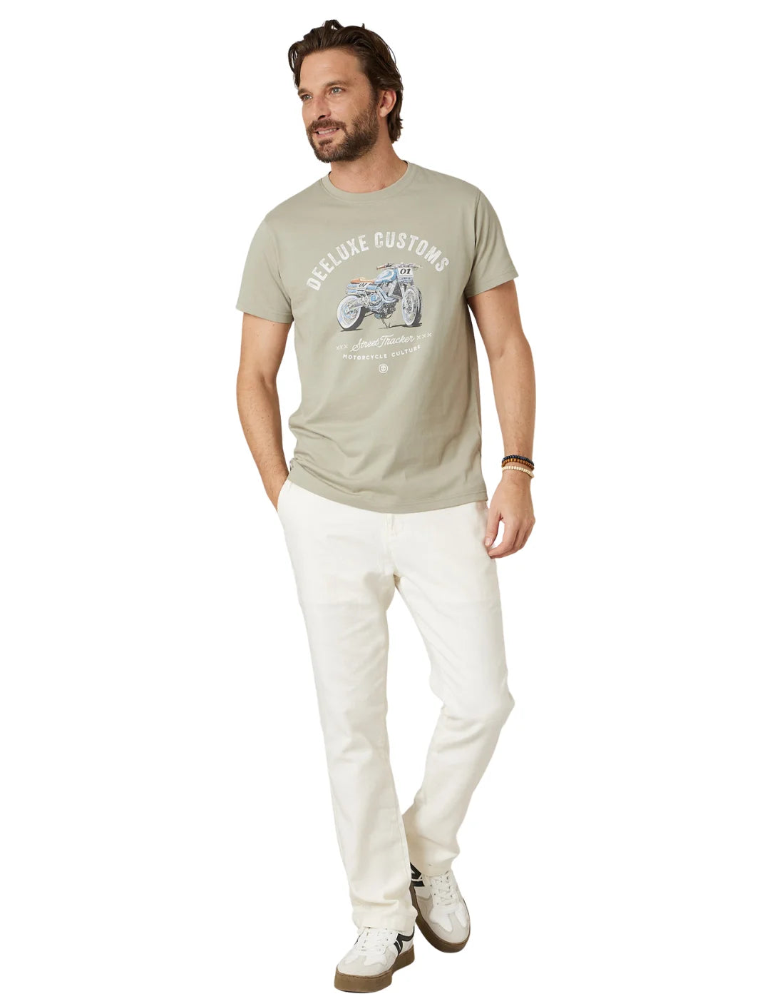 Camiseta DEELUXE Rules Khaki | Bicos de Fío