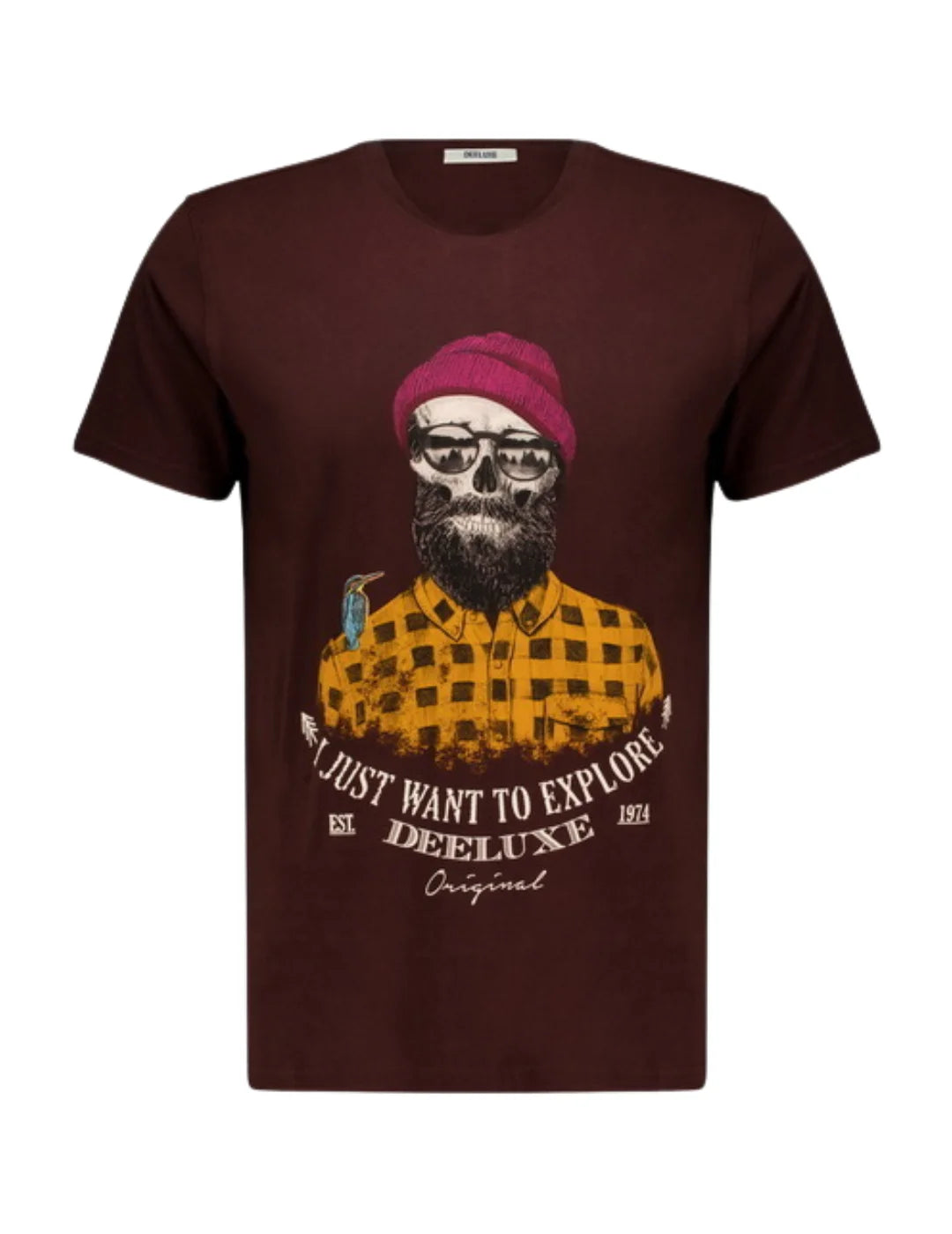 Camiseta DEELUXE Tellson Granate | Bicos de Fío