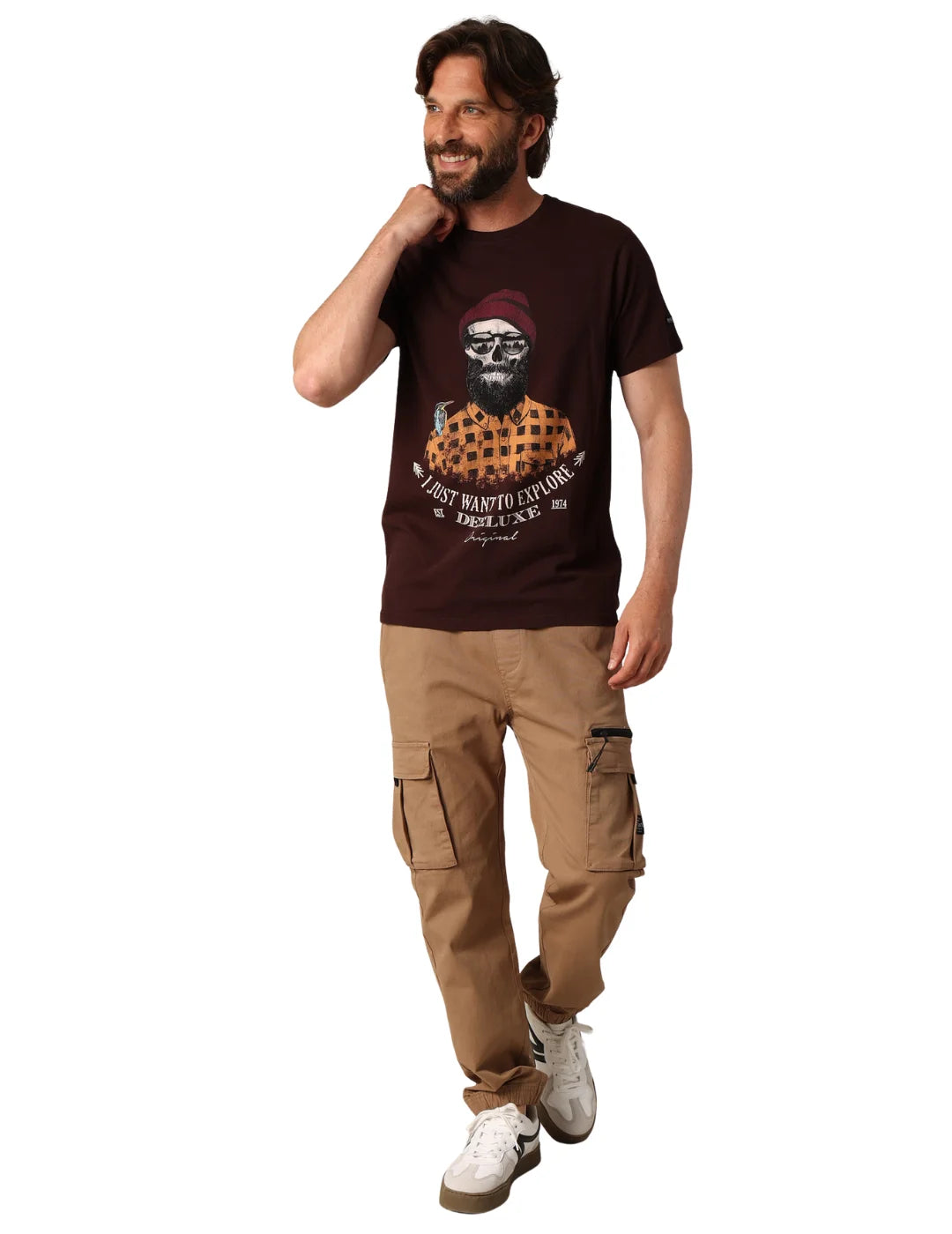 Camiseta DEELUXE Tellson Granate | Bicos de Fío