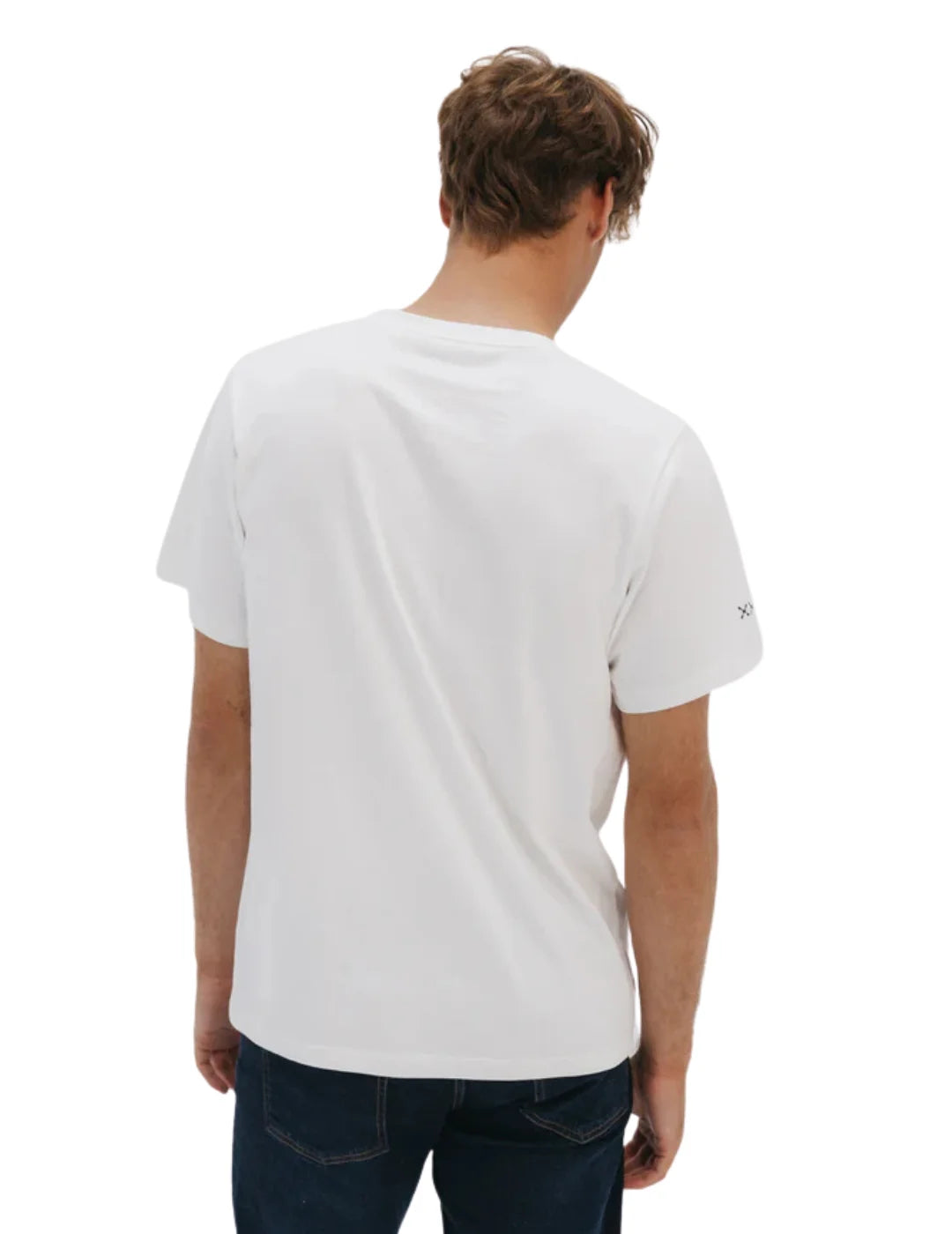 Camiseta El Pulpo Logo Bordado Blanco | Bicos de Fío