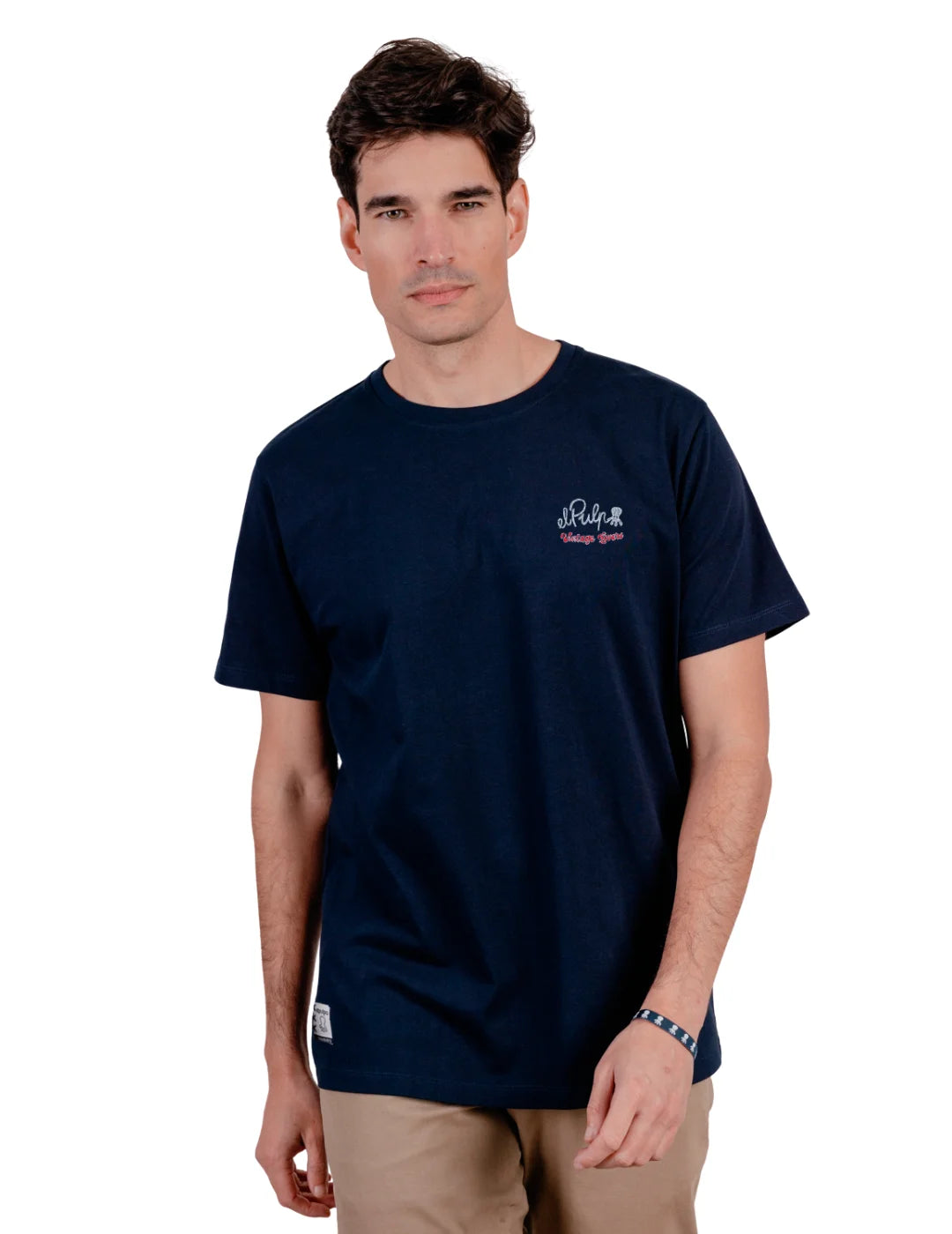 Camiseta El Pulpo Tipi Desierto Azul Marino | Bicos de Fío