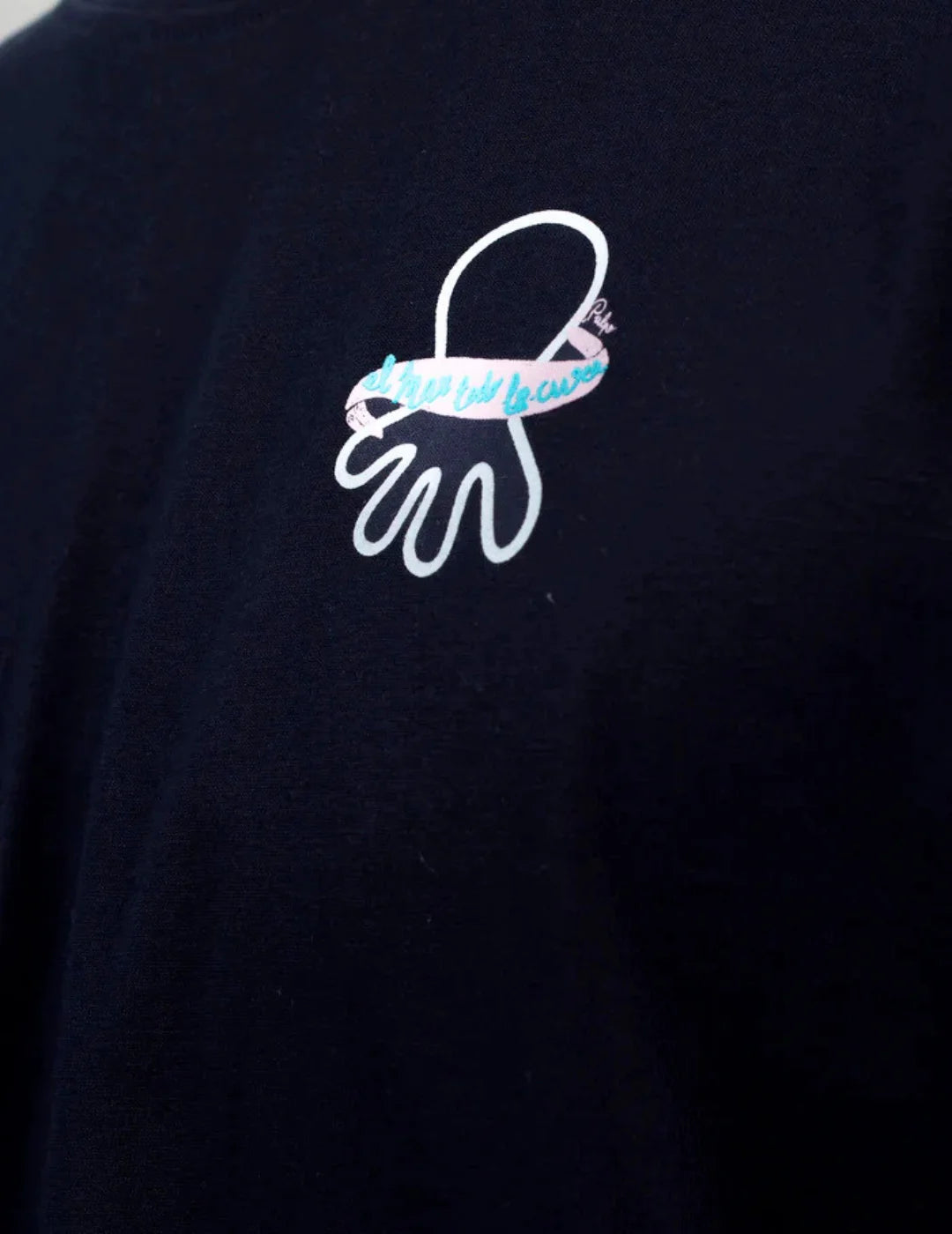 Camiseta elPulpo Estampado Logo Azul Marino | Bicos de Fío