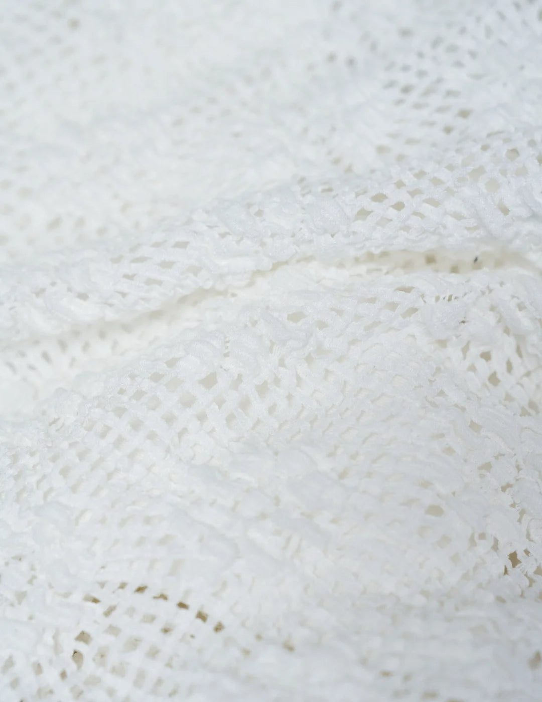 Camiseta Encaje Salsa Jeans Blanco | Bicos de Fío