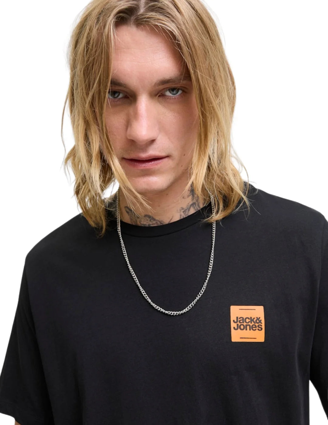 Camiseta Jack&Jones Brandy Negro | Bicos de Fío