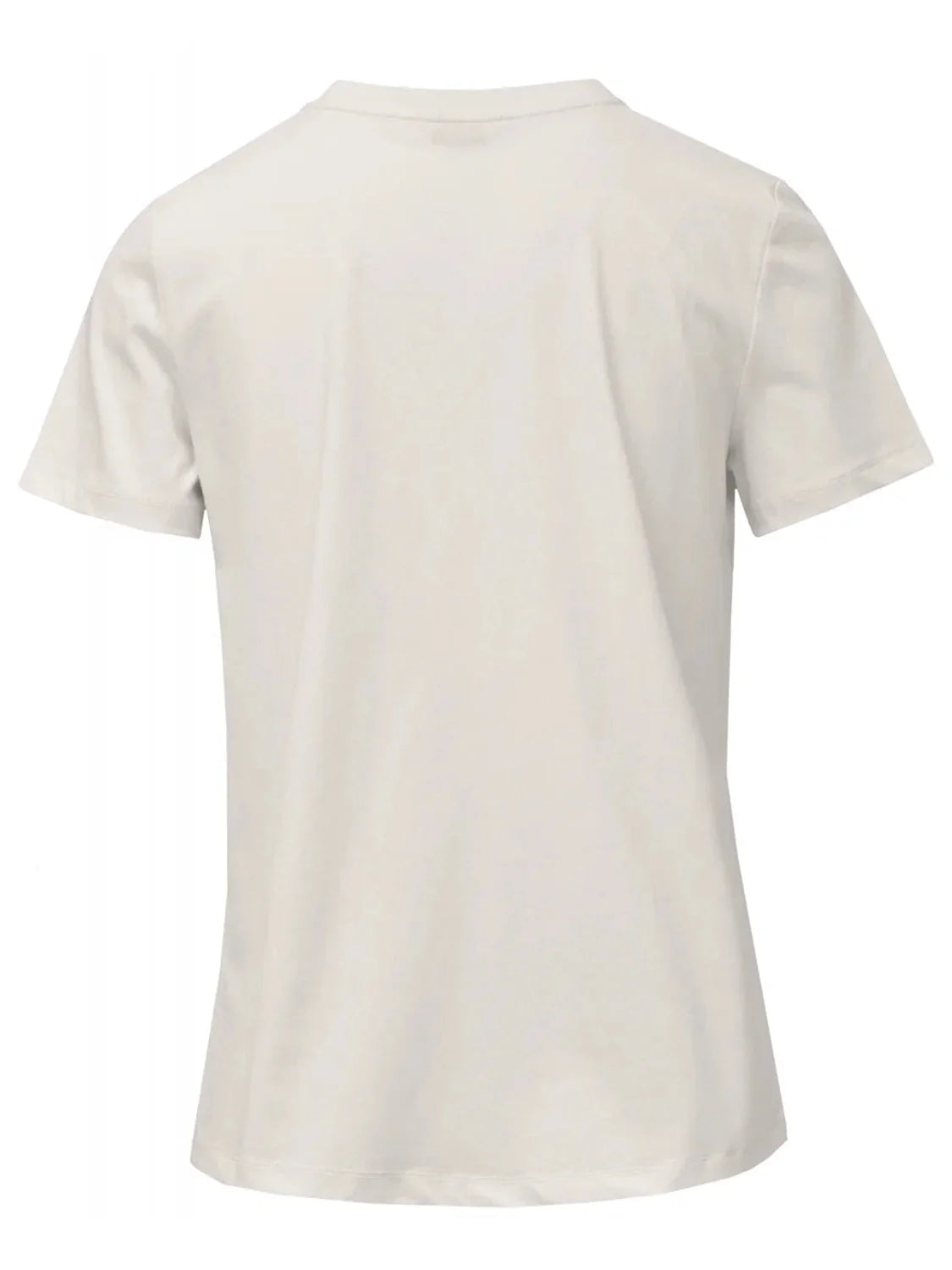 Camiseta Logo Bordado Brillo Salsa Jeans Beige | Bicos de Fío