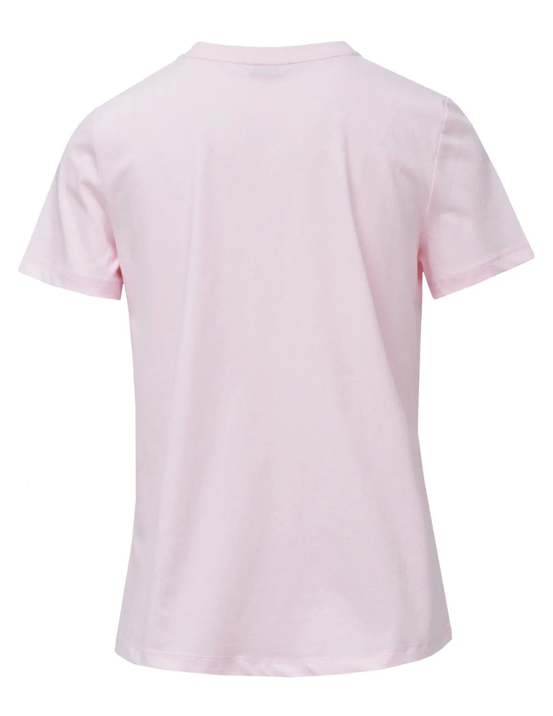 Camiseta Logo Bordado Brillo Salsa Jeans Rosa | Bicos de Fío