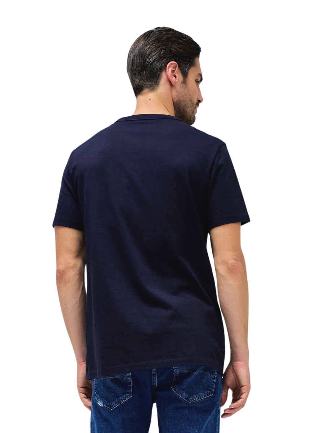 Camiseta Logo Relieve Salsa Jeans Azul Marino | Bicos de Fío