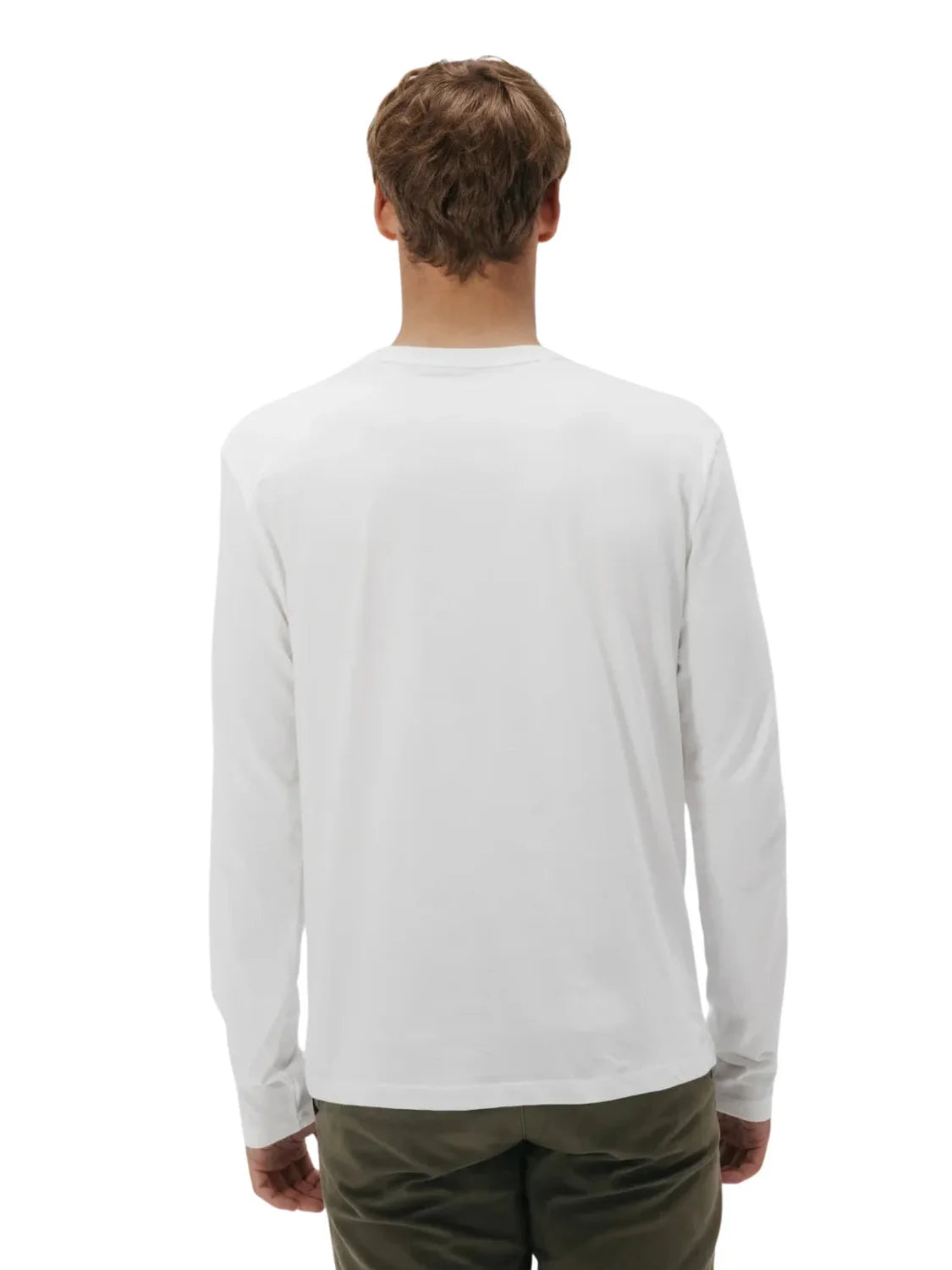 Camiseta Manga Larga El Pulpo Bolsillo Blanco | Bicos de Fío