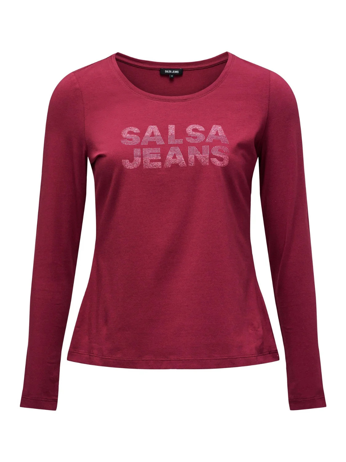 Camiseta Manga Larga Salsa Jeans Granate | Bicos de Fío