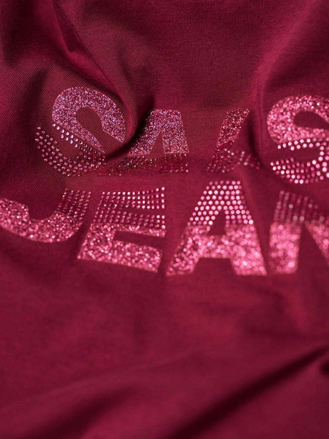 Camiseta Manga Larga Salsa Jeans Granate | Bicos de Fío