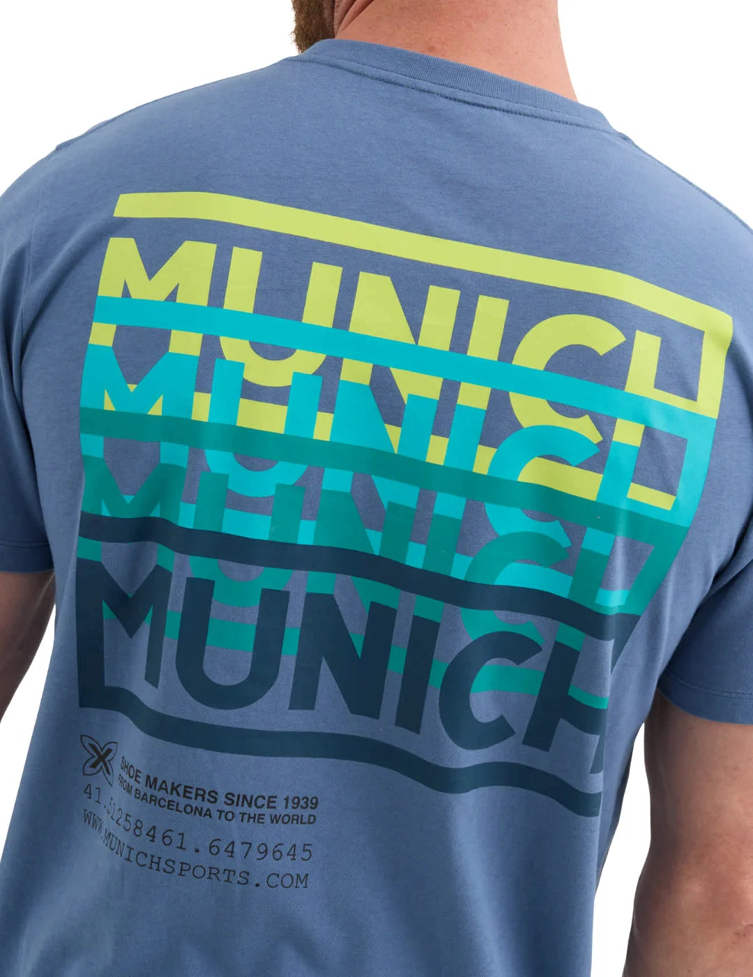 Camiseta Munich Lifestyle Joe Blue | Bicos de Fío