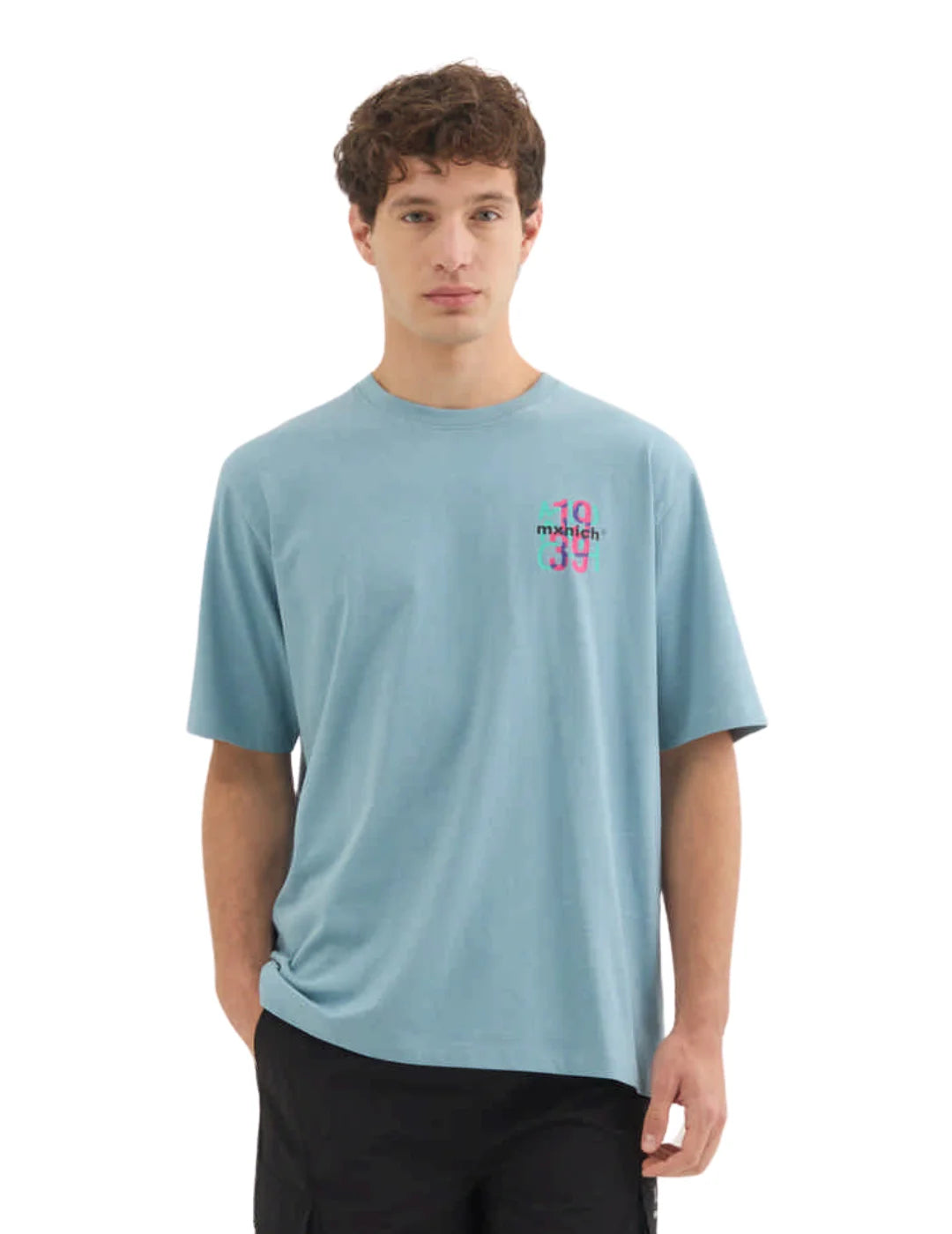 Camiseta Munich Streetwear Turquoise | Bicos de Fío
