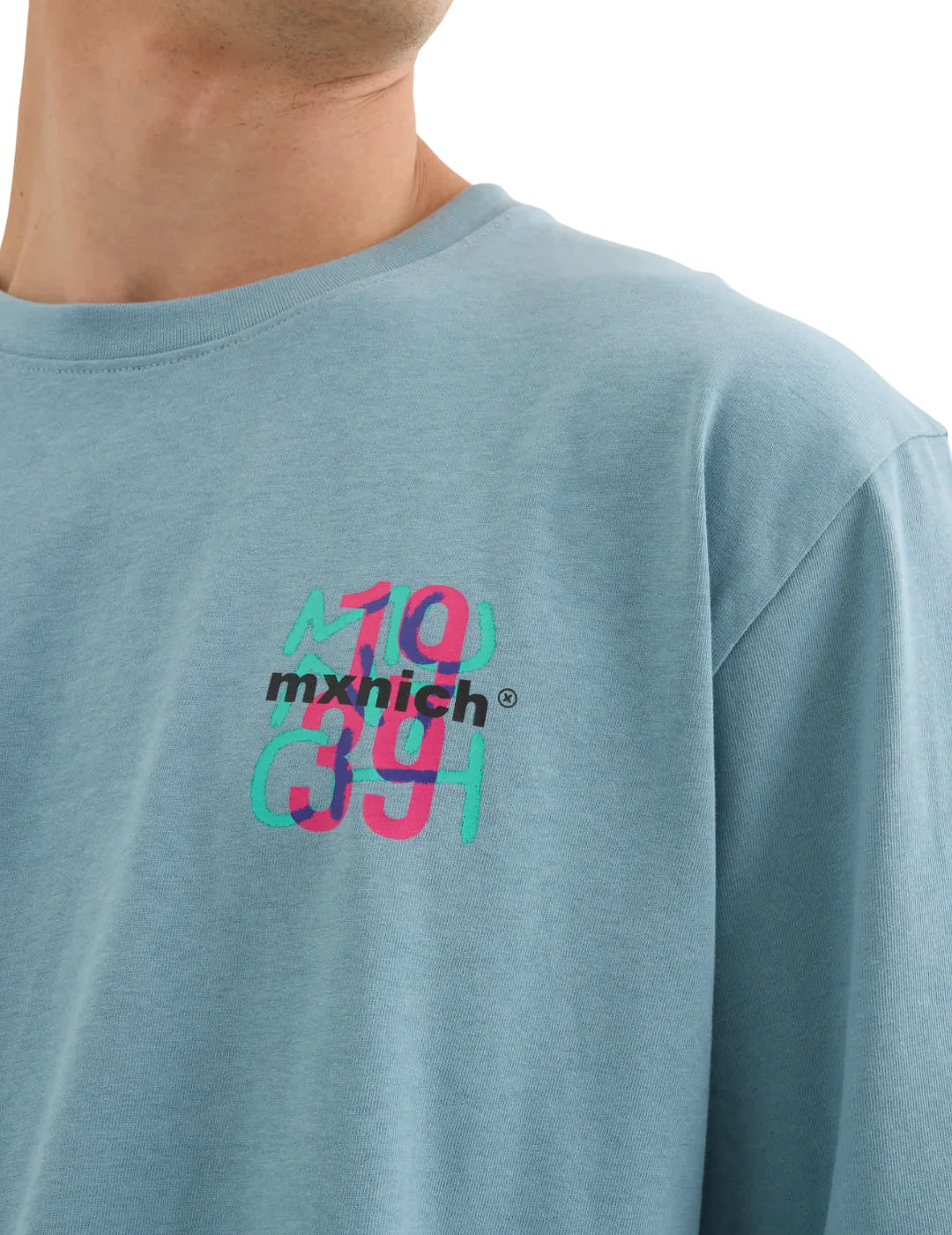 Camiseta Munich Streetwear Turquoise | Bicos de Fío