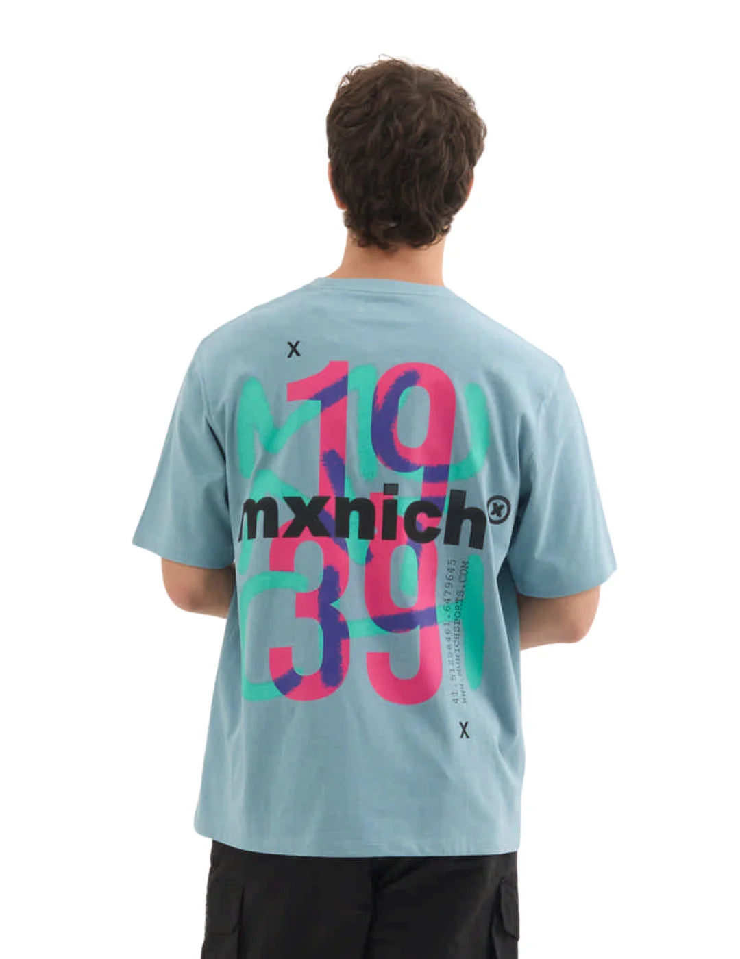 Camiseta Munich Streetwear Turquoise | Bicos de Fío