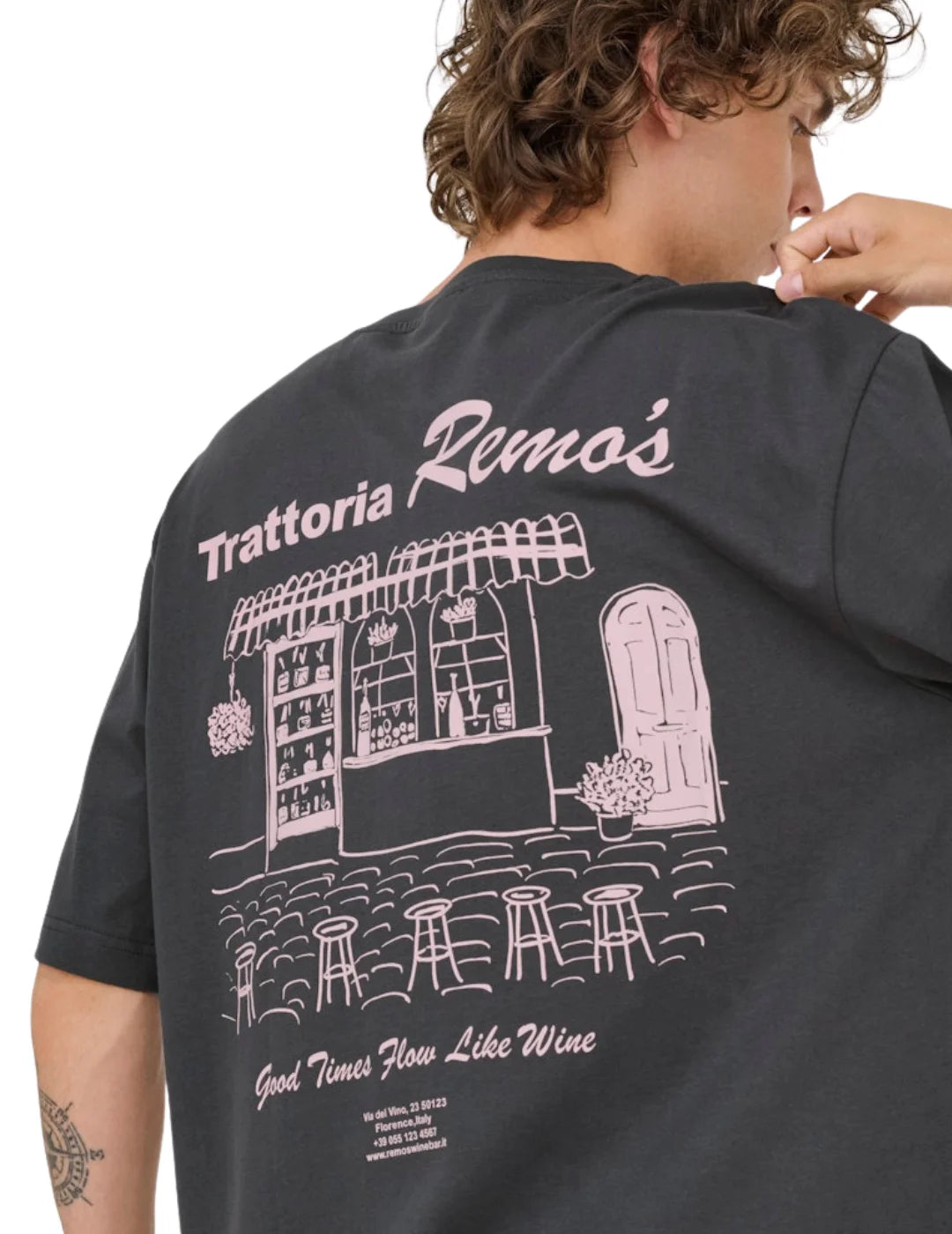 Camiseta ONLY&SONS Nathan Gris | Bicos de Fío