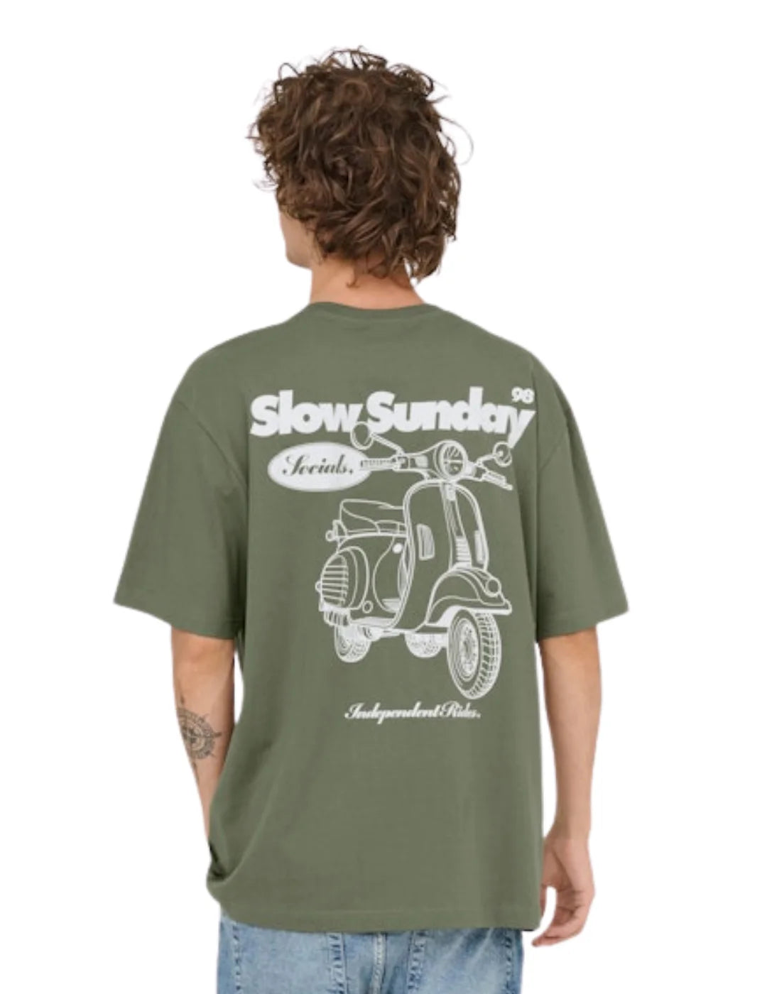 Camiseta ONLY&SONS Nathan Verde | Bicos de Fío