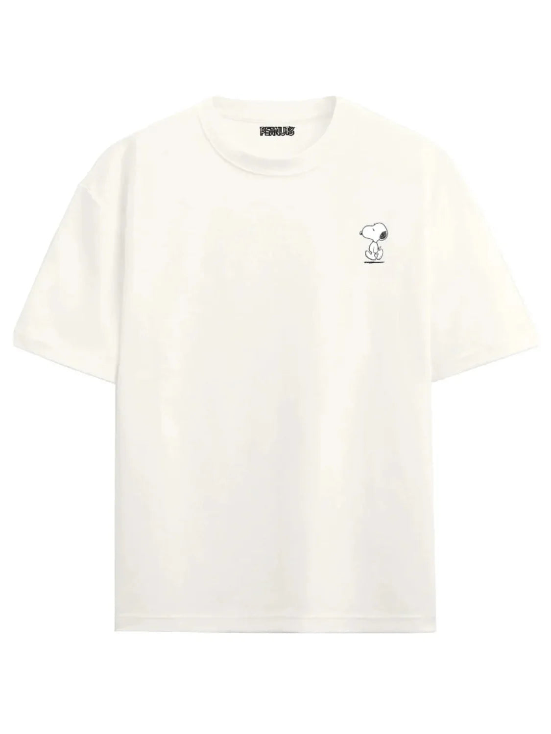 Camiseta ONLY&SONS Peanuts Est. 1950 Blanco | Bicos de Fío