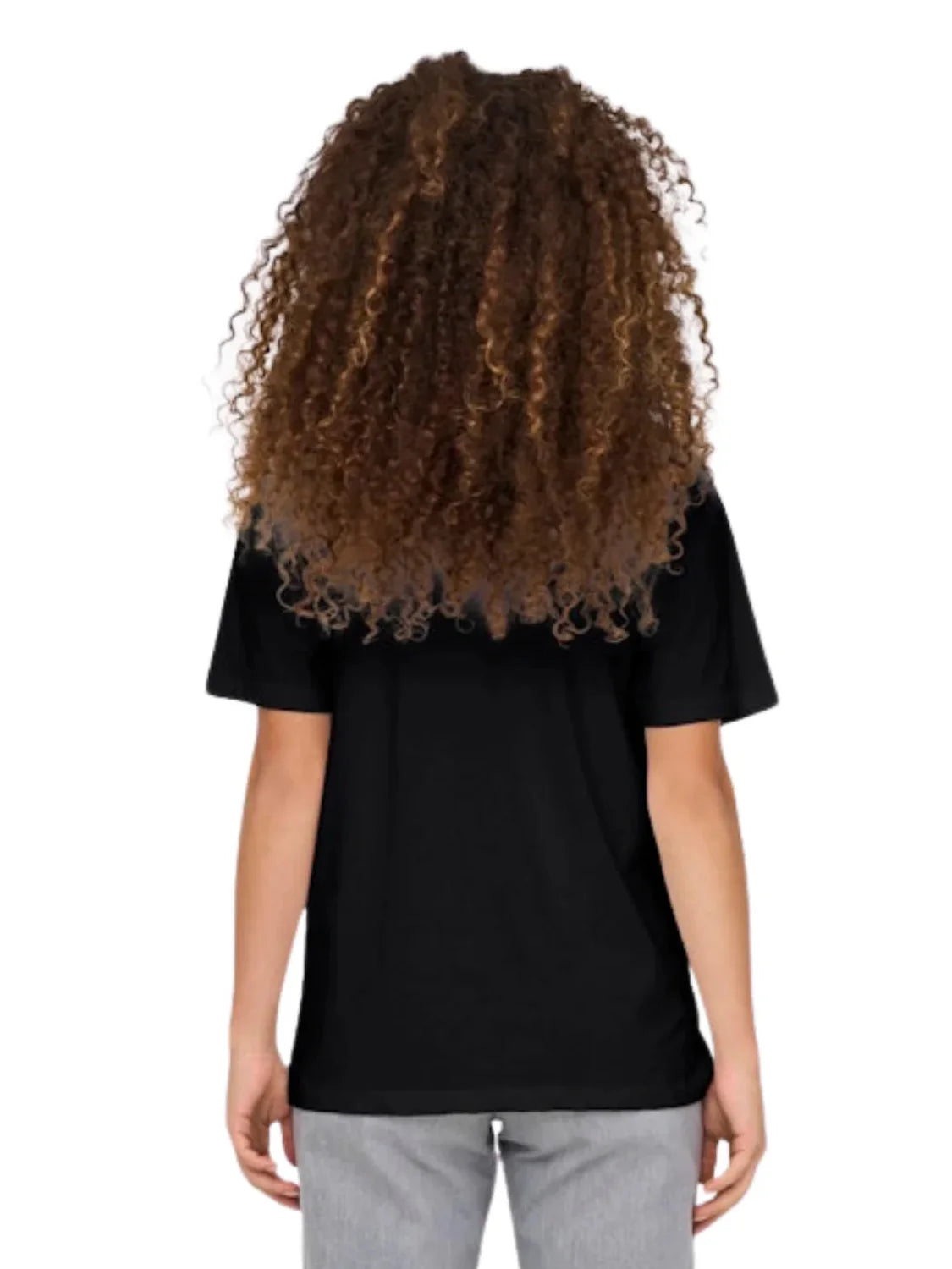 Camiseta ONLY Burst Popcorn Cinematic Negro | Bicos de Fío