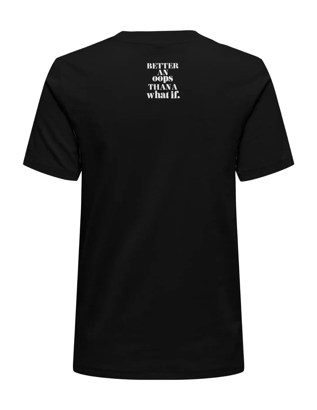 Camiseta ONLY Celina Negro | Bicos de Fío