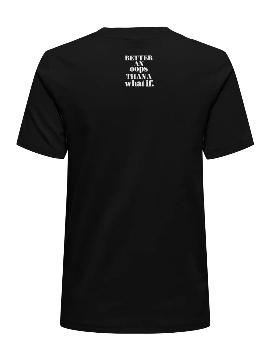 Camiseta ONLY Celina Negro | Bicos de Fío