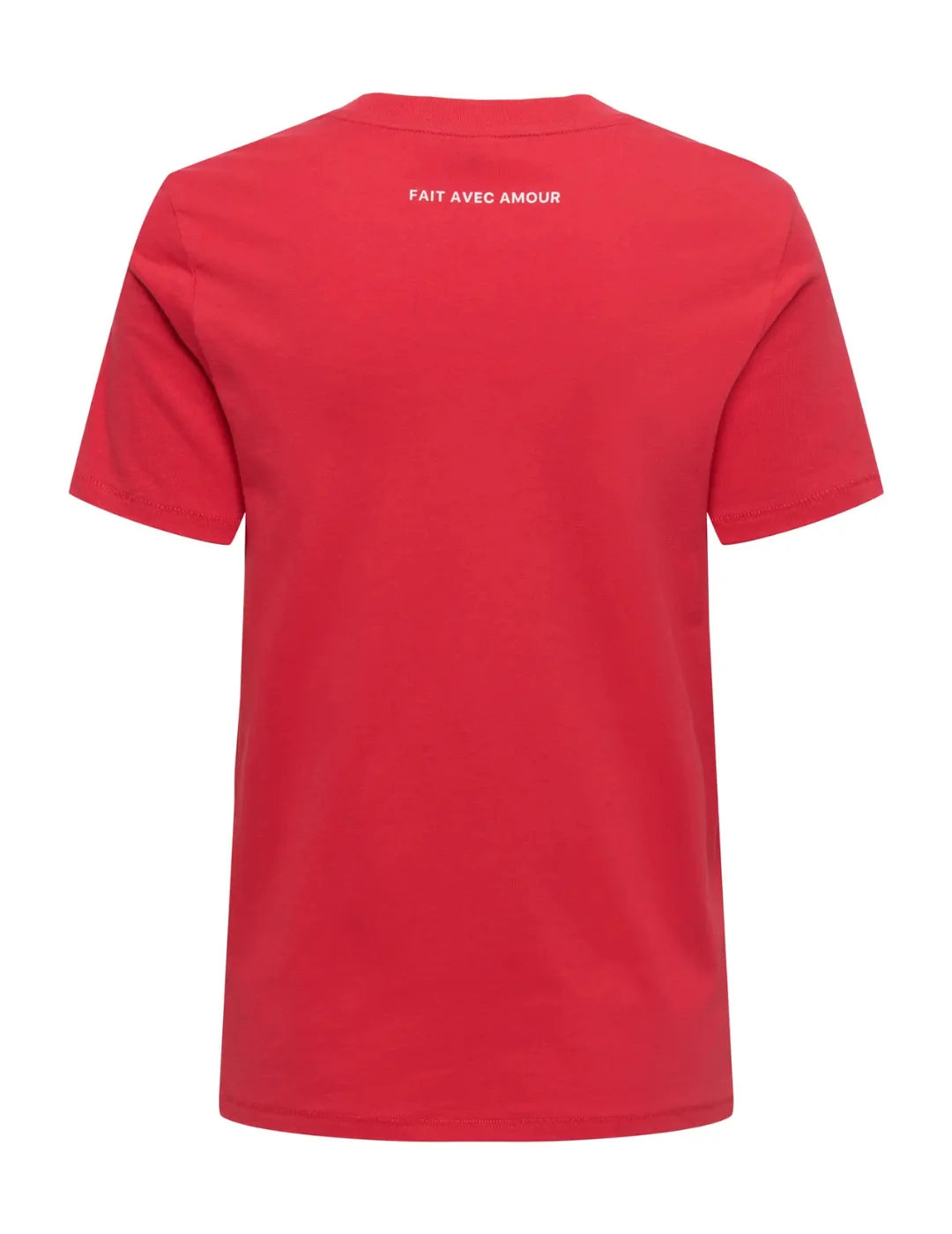 Camiseta ONLY Celina Rojo | Bicos de Fío