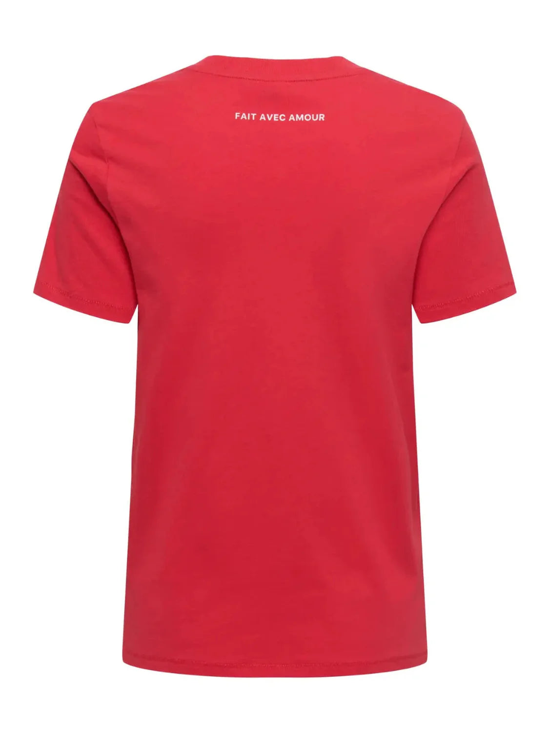 Camiseta ONLY Celina Rojo | Bicos de Fío