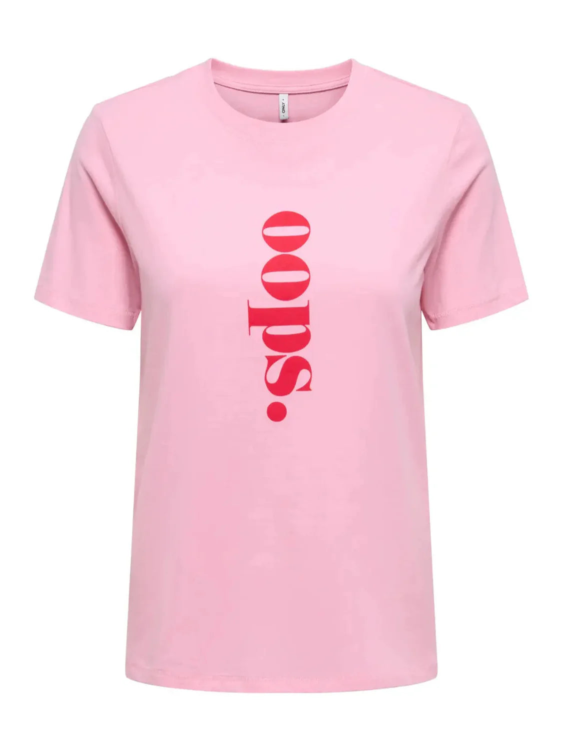 Camiseta ONLY Celina Rosa | Bicos de Fío