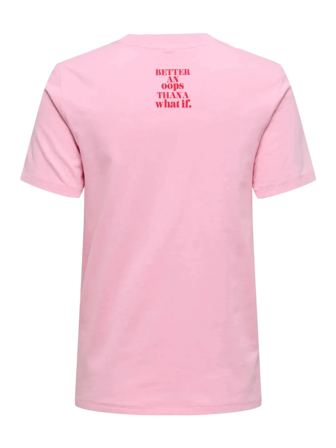 Camiseta ONLY Celina Rosa | Bicos de Fío