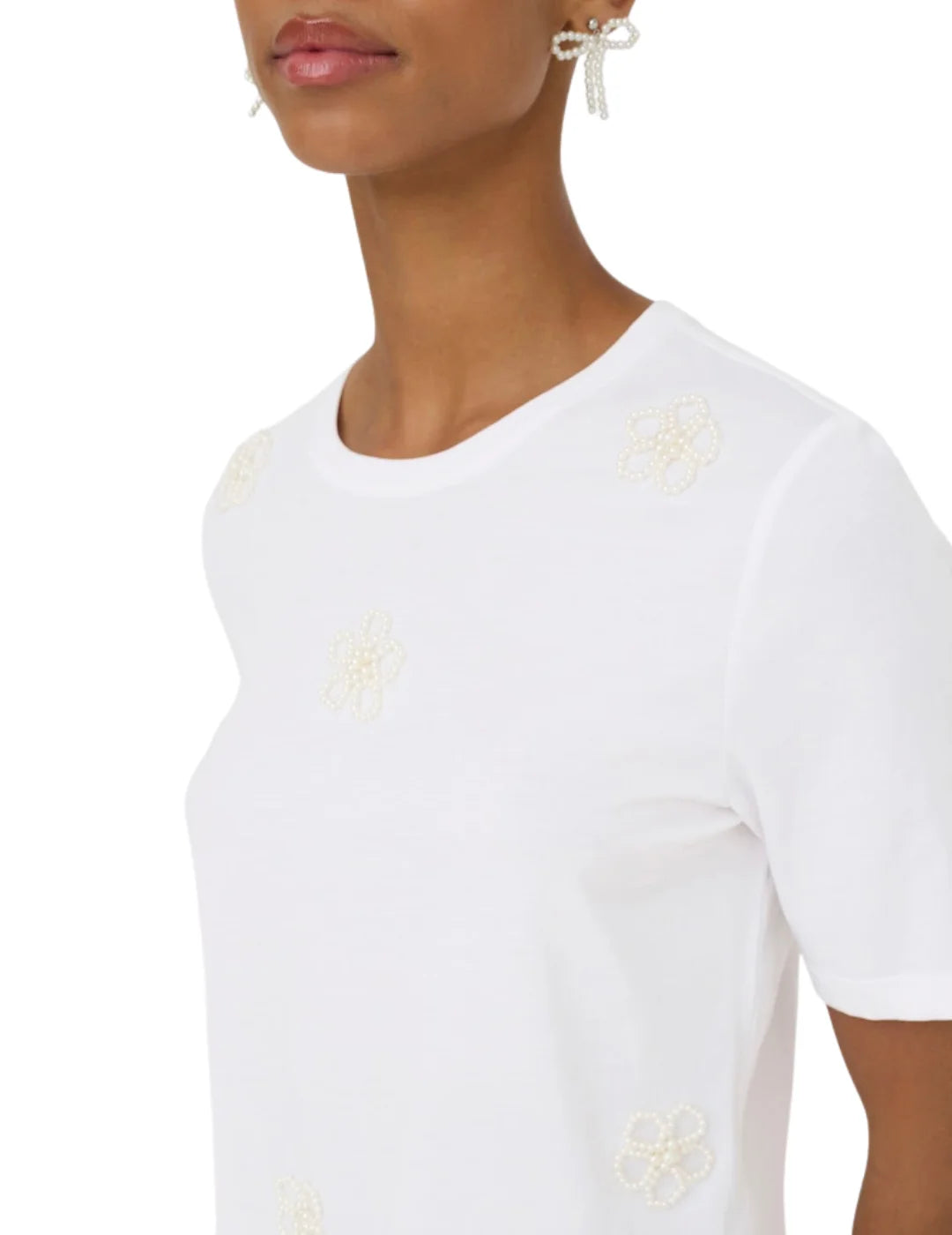 Camiseta ONLY Joni Blanco | Bicos de Fío