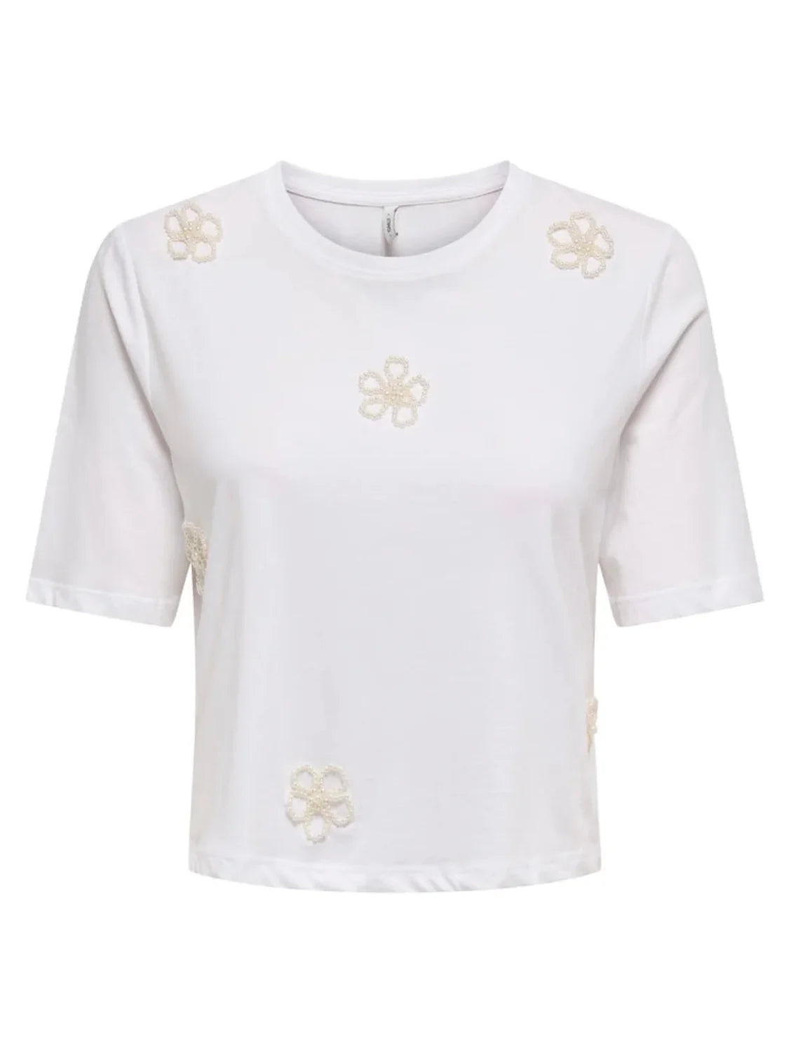 Camiseta ONLY Joni Blanco | Bicos de Fío