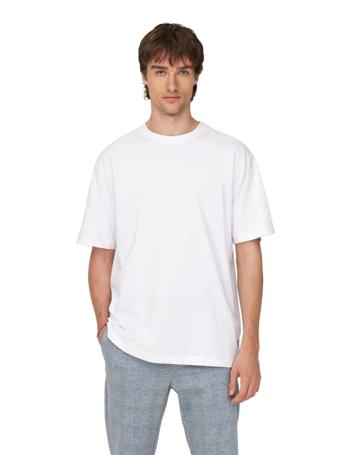 Camiseta ONLY & SONS Fred Blanco | Bicos de Fío