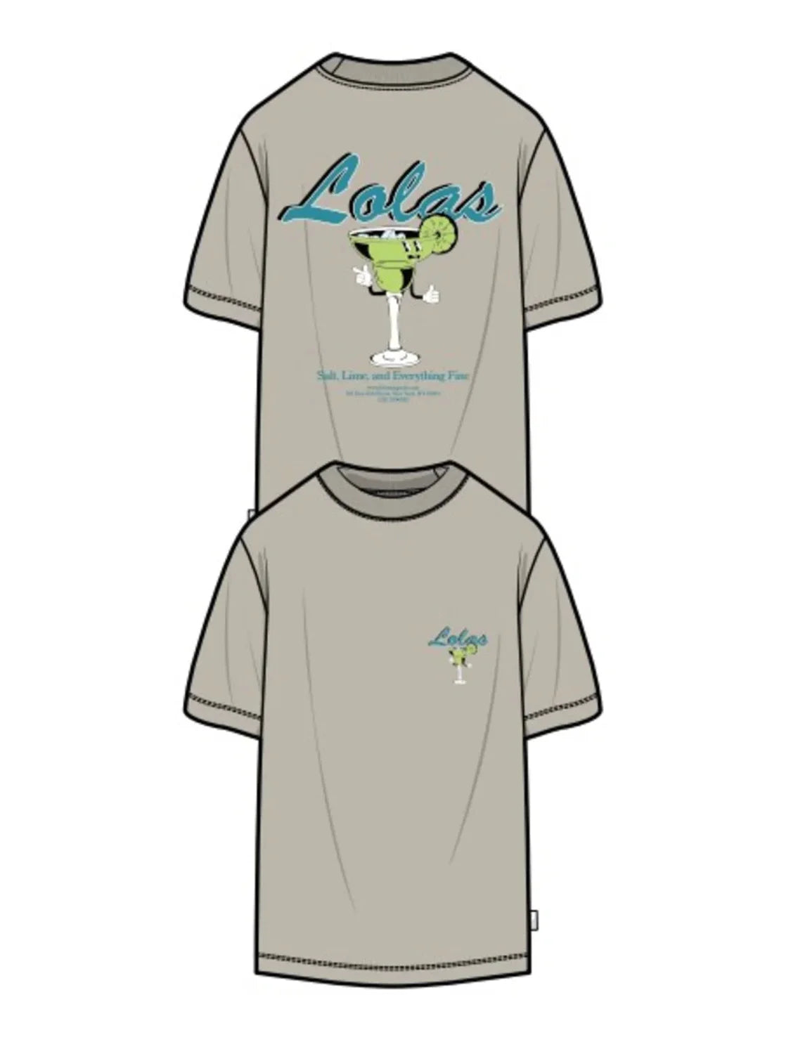 Camiseta ONLY&SONS Keane Lolas Beige | Bicos de Fío