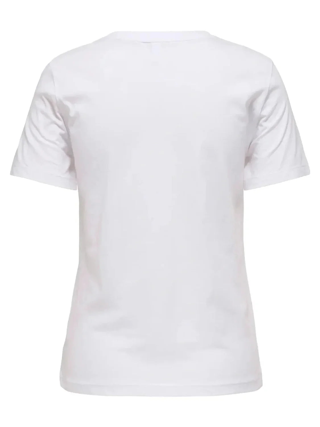 Camiseta ONLY Teddy Talk Blanco | Bicos de Fío
