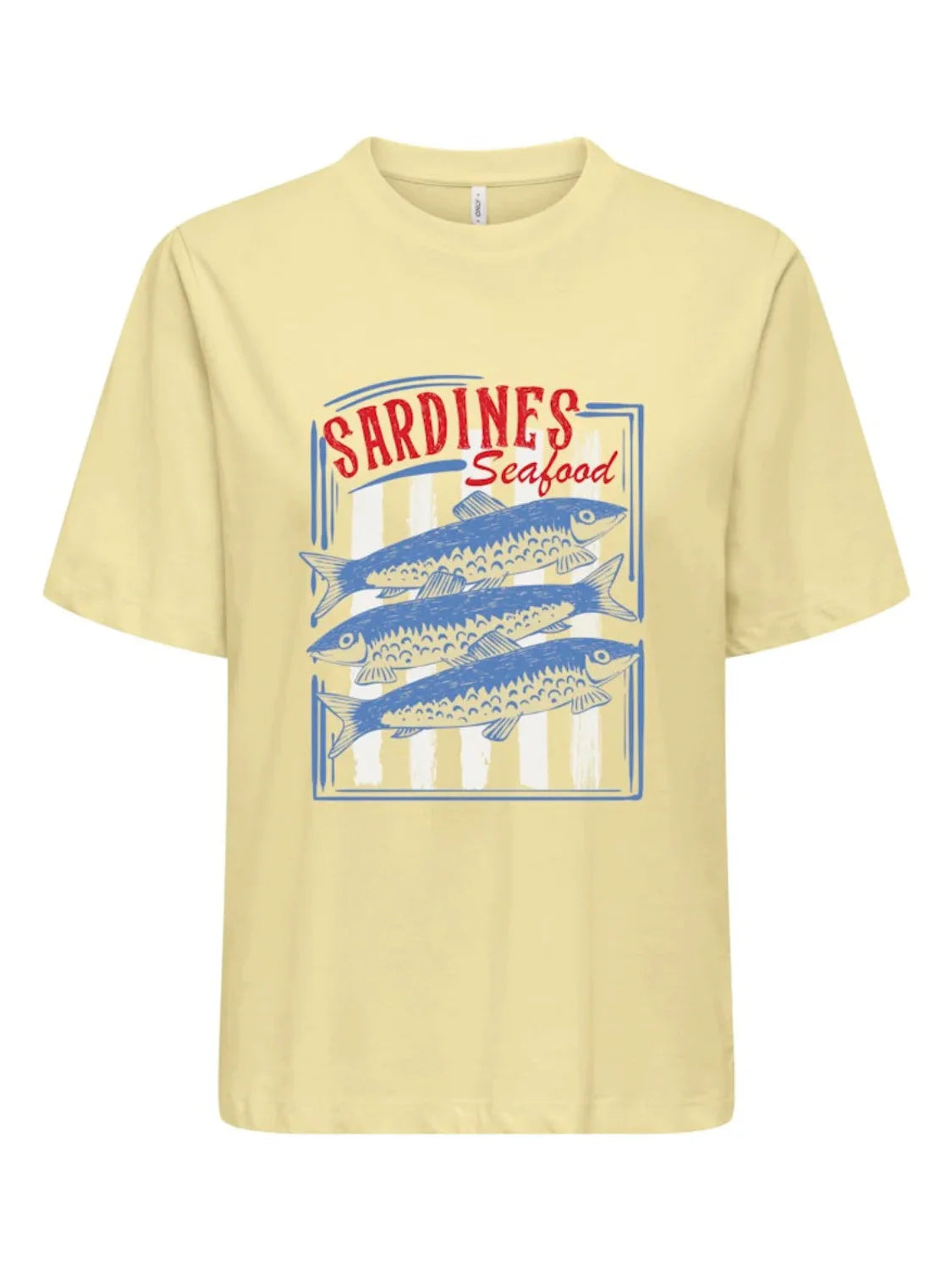 Camiseta ONLY Trudy Sardines Amarillo | Bicos de Fío