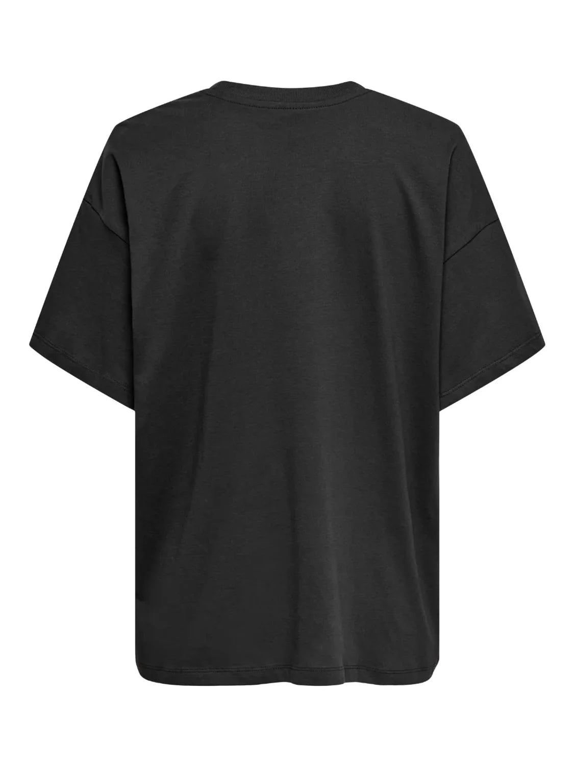 Camiseta ONLY Vivvi Enjoy Teddy Negro | Bicos de Fío
