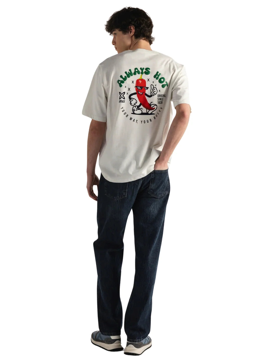 Camiseta Oversize Munich Chilly Blanco | Bicos de Fío