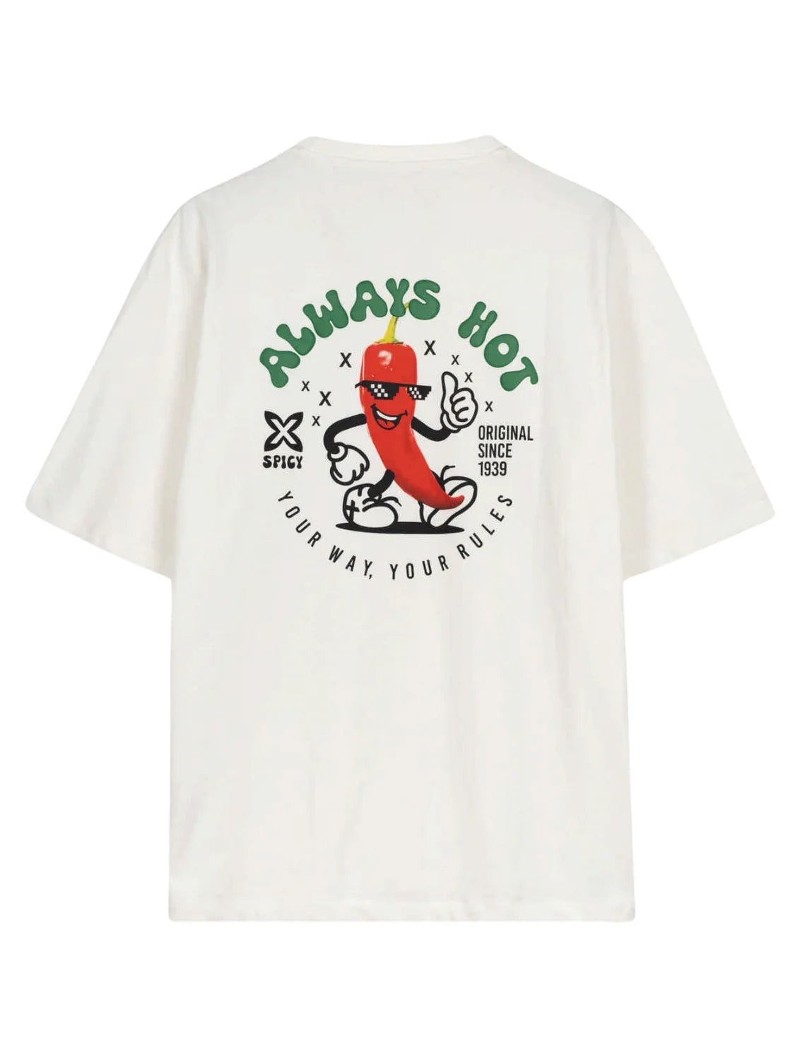Camiseta Oversize Munich Chilly Blanco | Bicos de Fío