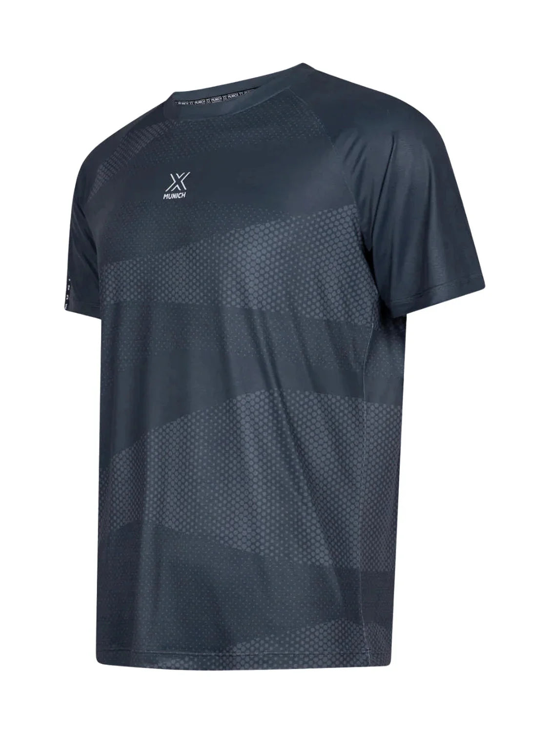 Camiseta Pádel Munich Smash Negro | Bicos de Fío