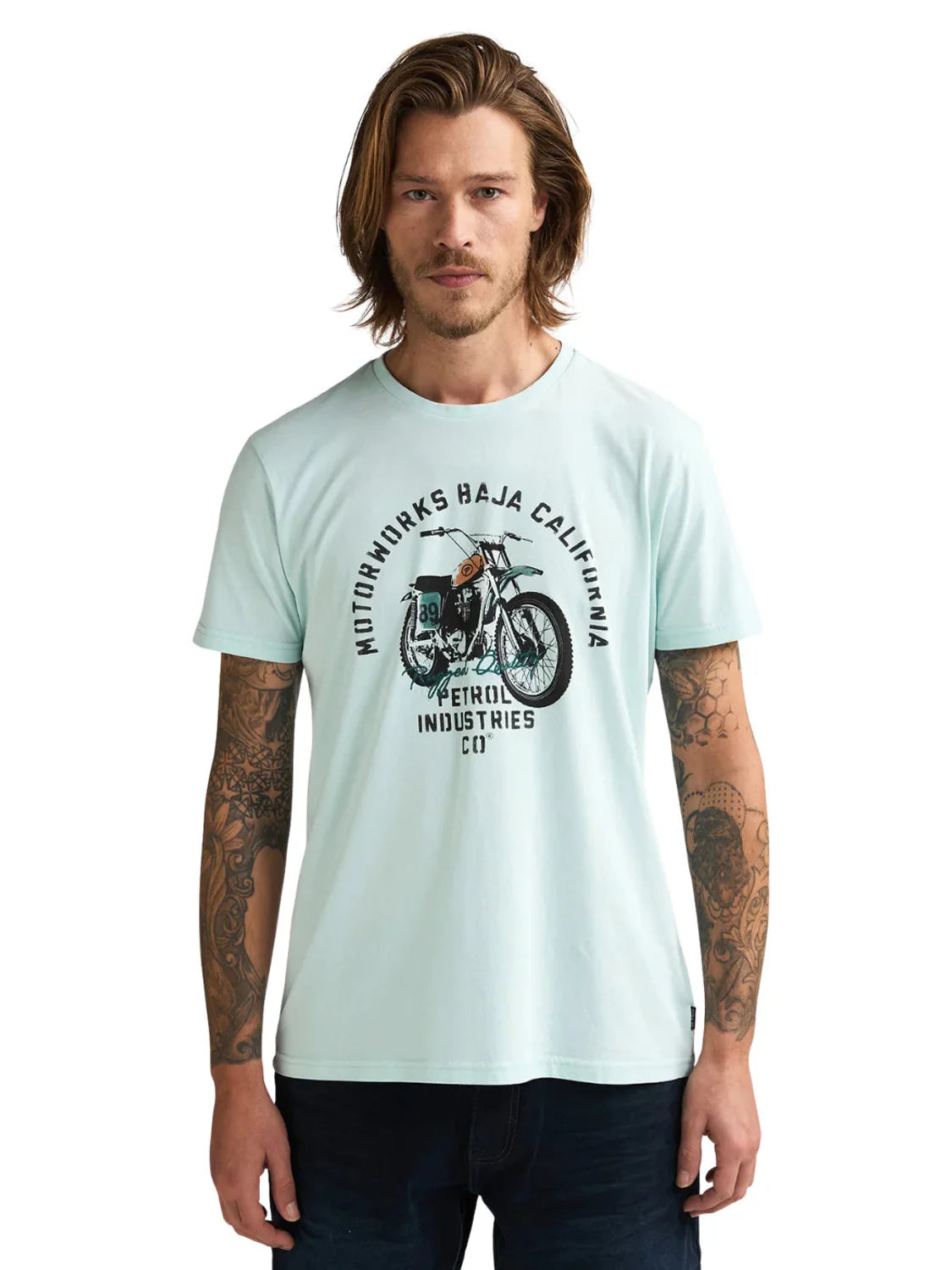 Camiseta Petrol Industries TSR707 Cool Mint | Bicos de Fío