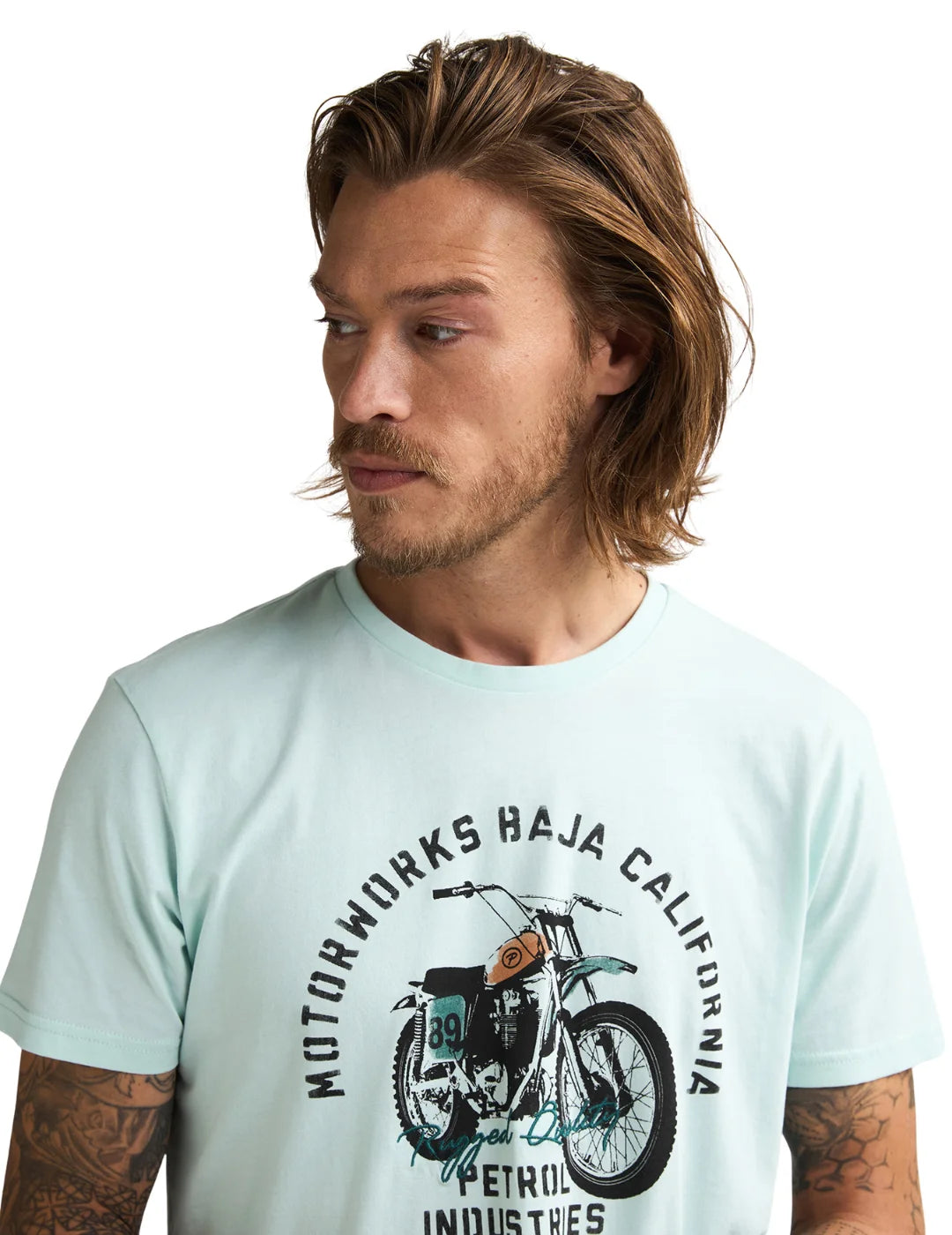 Camiseta Petrol Industries TSR707 Cool Mint | Bicos de Fío