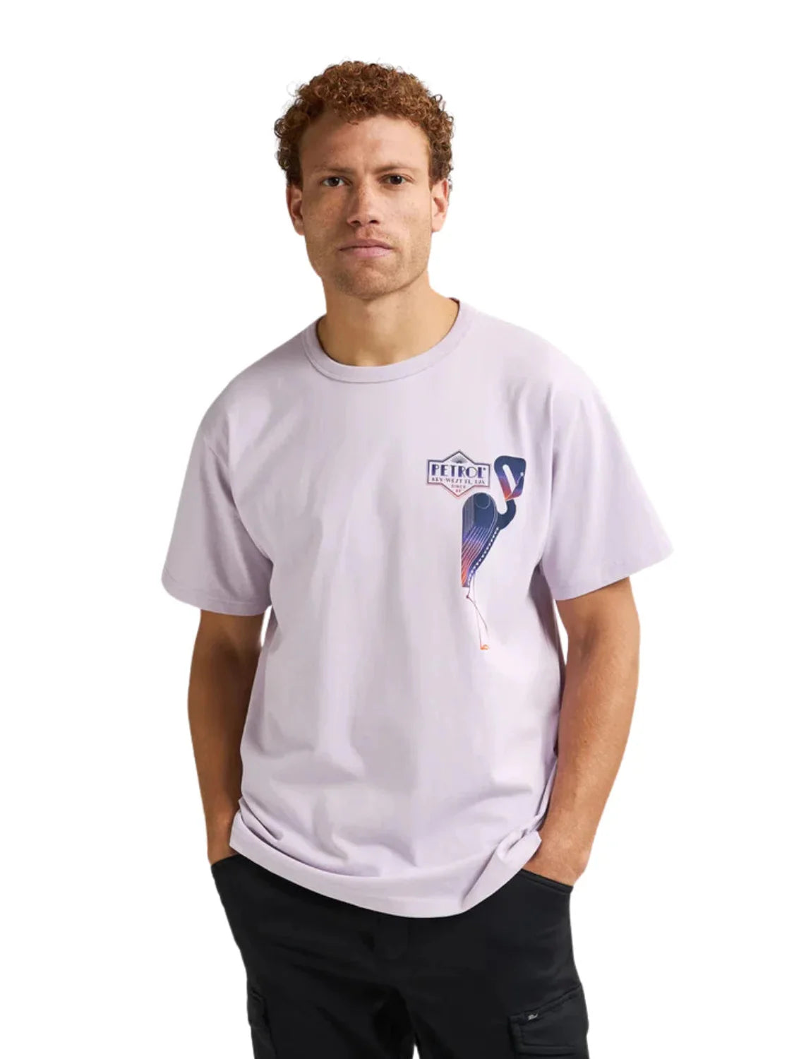 Camiseta Petrol Industries Deepcrest Lila - Bicos de Fío
