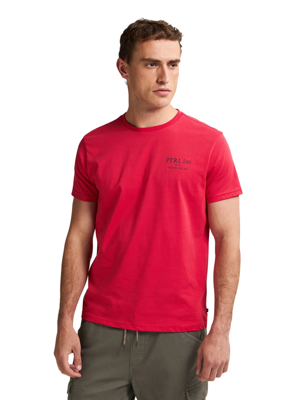 Camiseta Petrol Industries TSR603 Rojo | Bicos de Fío